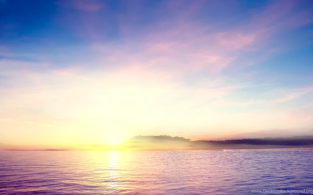 Tropical Island Sunset Wallpapers