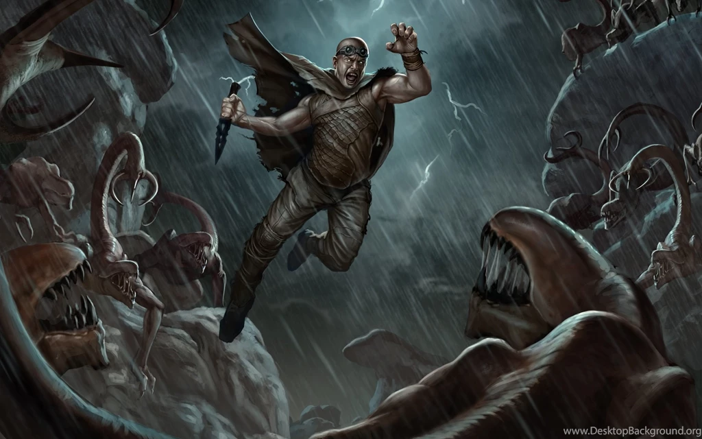 Riddick Vs Monsters Fantasy Wallpapers HD Download Desktop