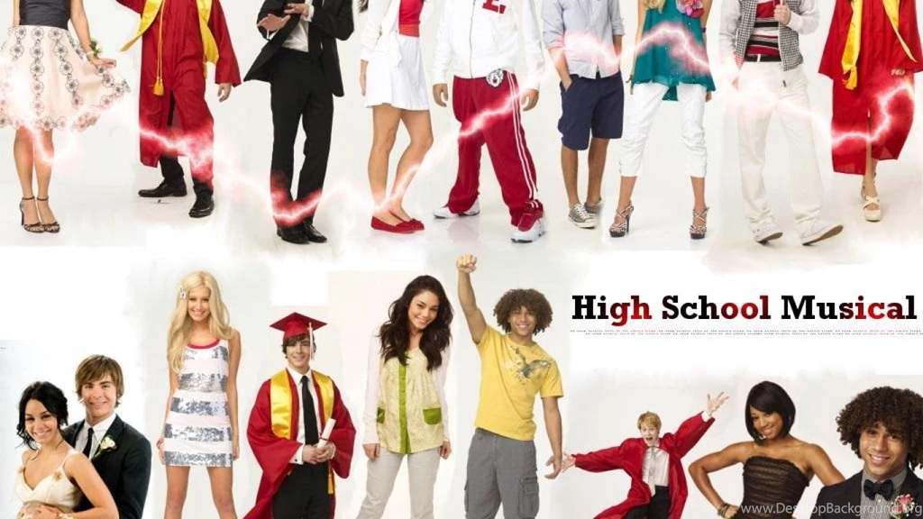 HIGH SCHOOL MUSICAL CAST WALLPAPER   (