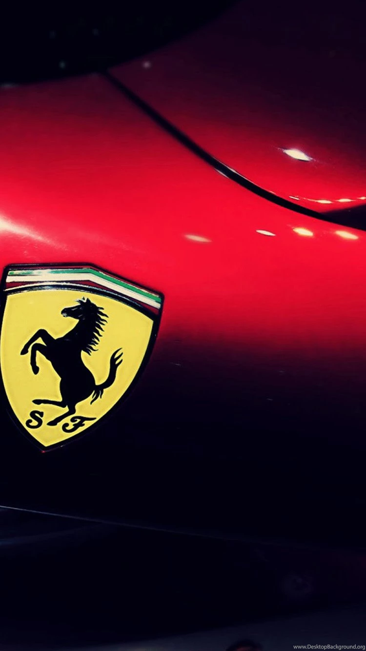 Red Ferrari Logo iPhone 6 Wallpapers