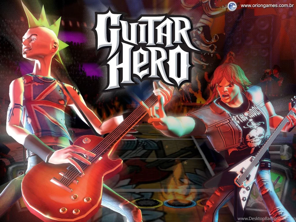 Wallpapers Guitar Hero Game Papel De Parede 1024x768