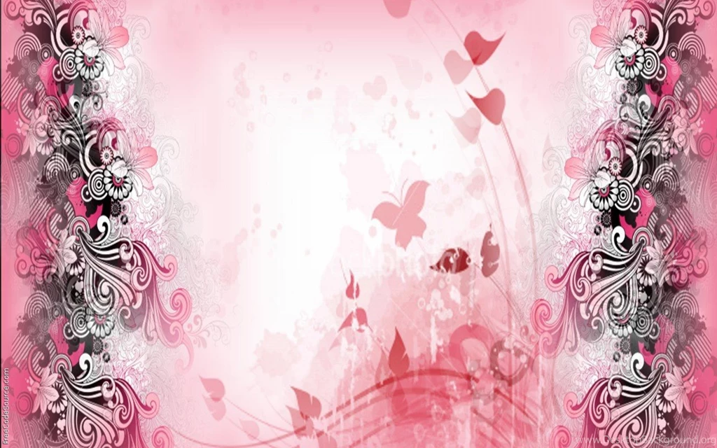 Pink Girly Twitter Backgrounds