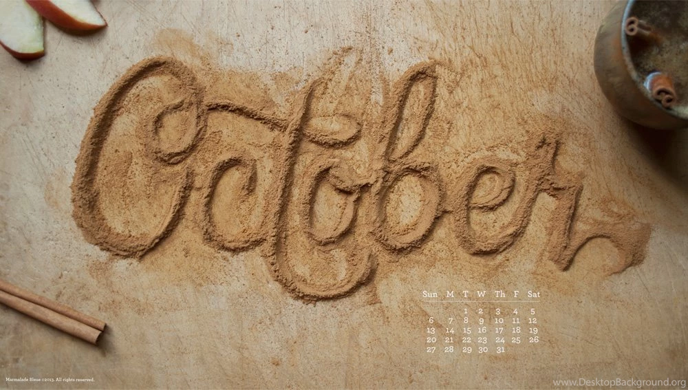 October Wallpapers VectorHQ.com