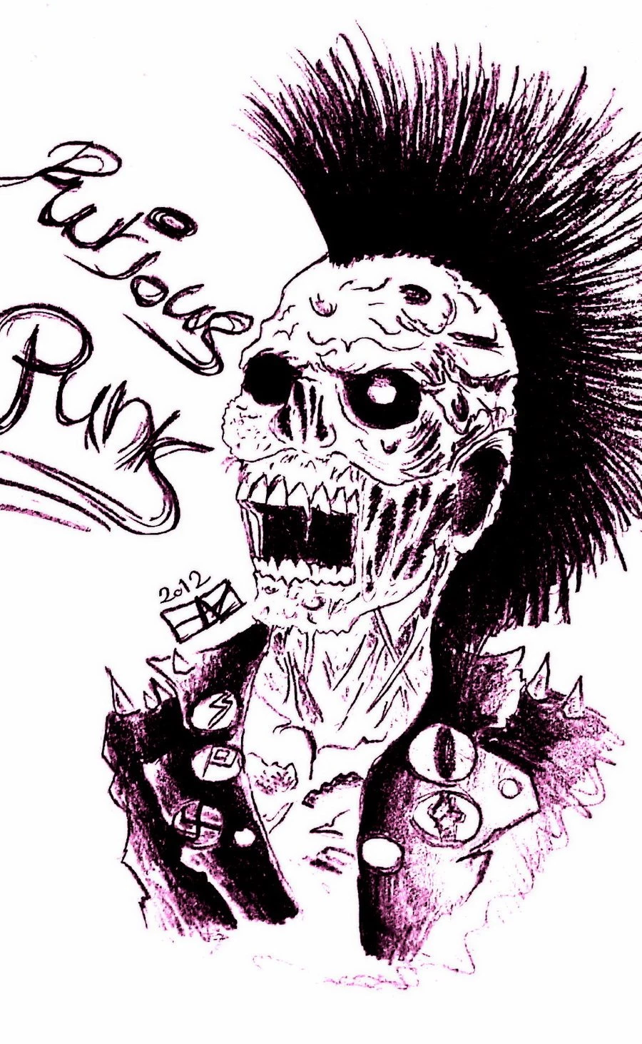 Skull Punk By Elnazglambert On DeviantArt