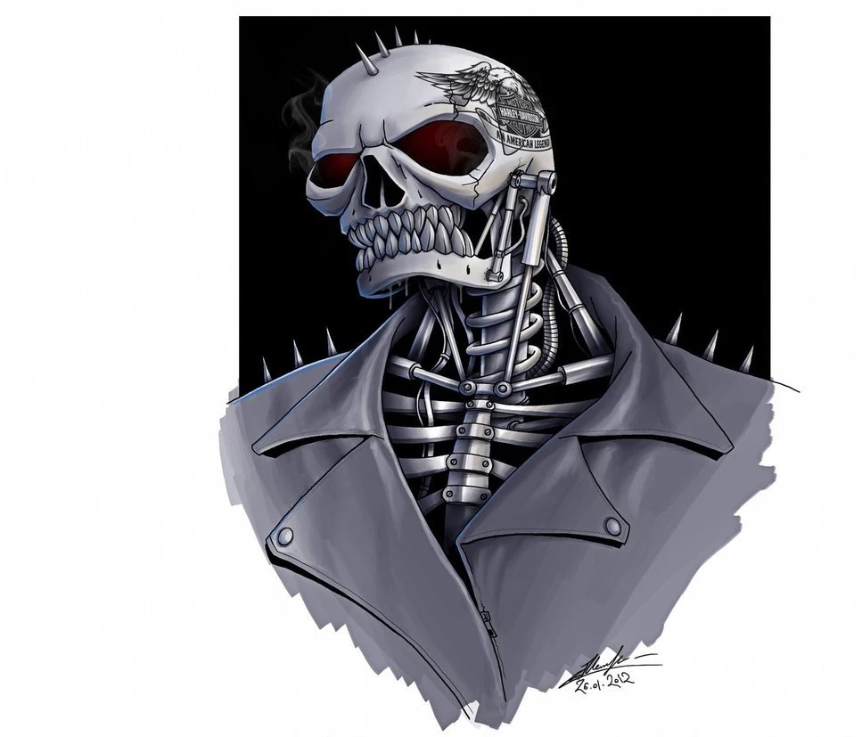 Punk Skull By Vitalik smile On DeviantArt