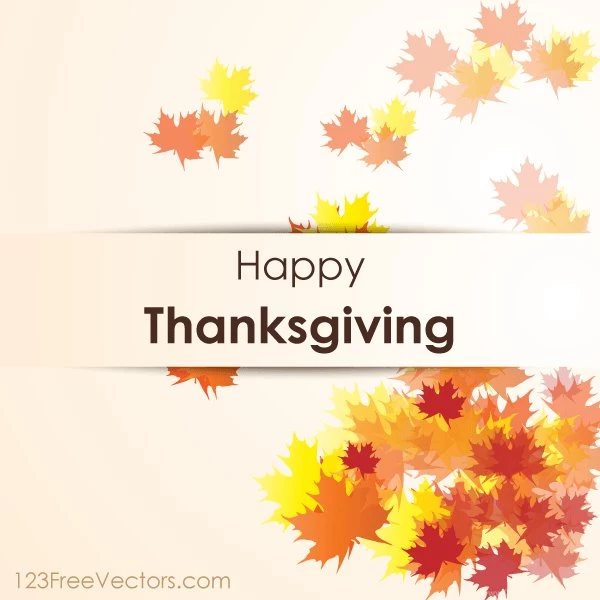 Happy Thanksgiving Day Vector Backgrounds