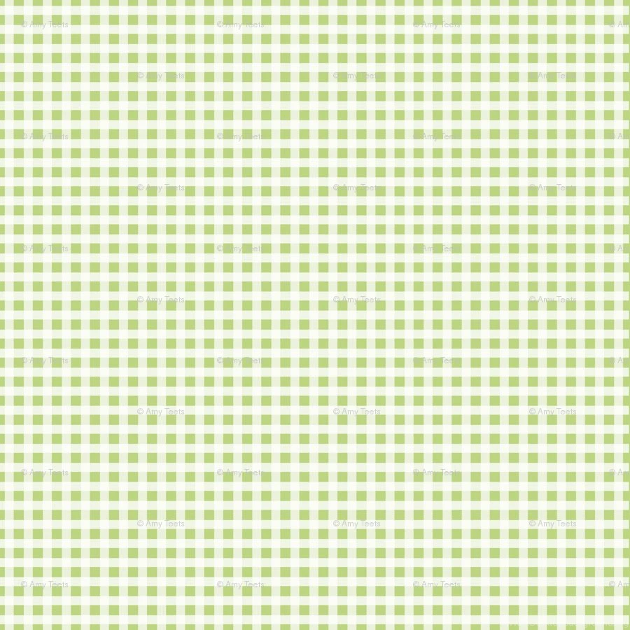 Limes And Plaid Fabric, Wallpapers & Gift Wrap Spoonflower