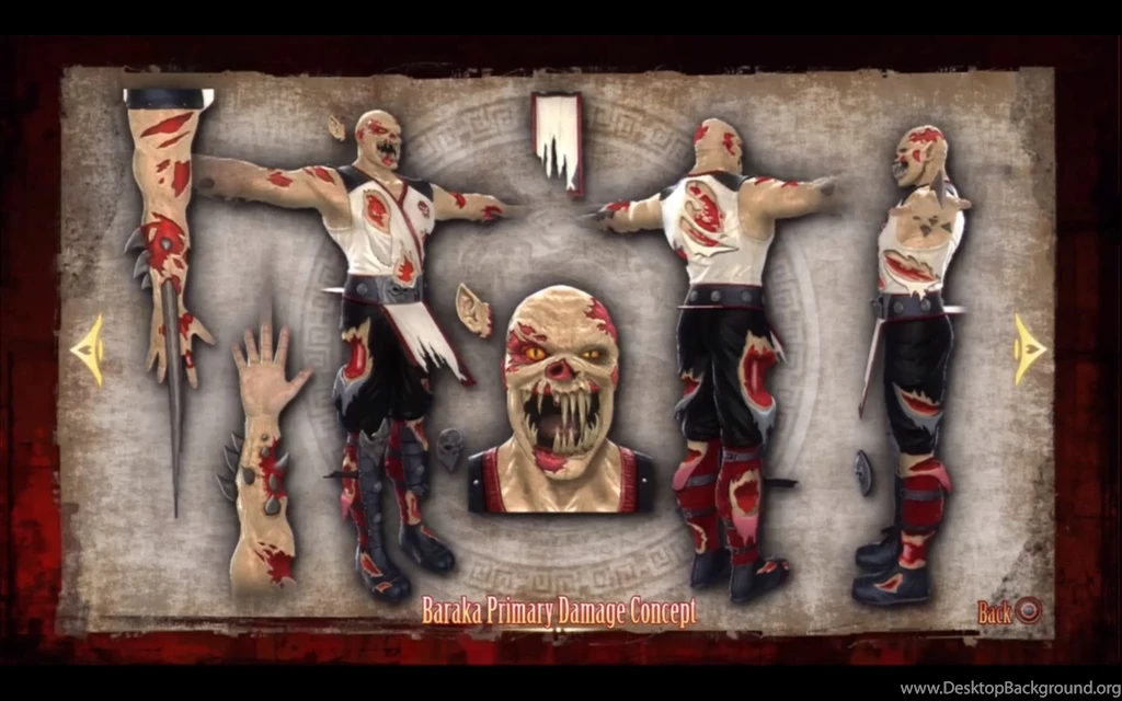 Image Char Damage Baraka A Color.PNG Mortal Kombat Wiki Wikia