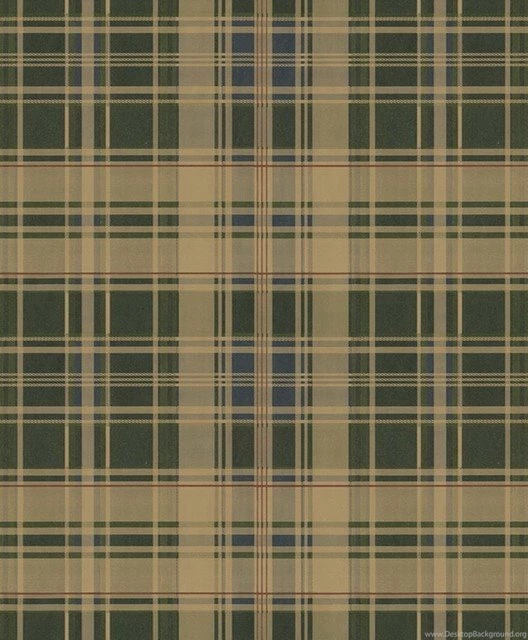 Hero   Plaid Wallpaper, Green, Blue   Traditional   Wallpapers   By ...