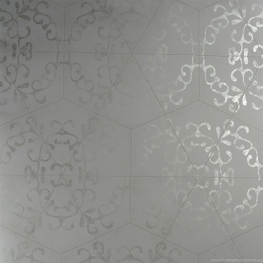Elegant Grey Tiled Wallpapers