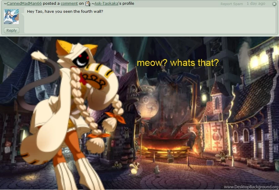 Meow Another Qustion By Ask Taokaka On DeviantArt