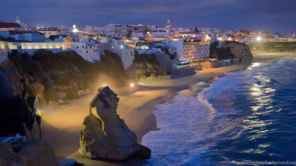 Albufeira At Night, Portugal 1920x1080 (1080p)   Wallpapers   ImgPrix