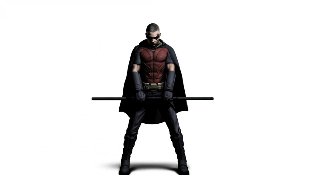 Download Wallpapers 3840x2160 Batman Arkham City, Art, Robin ...