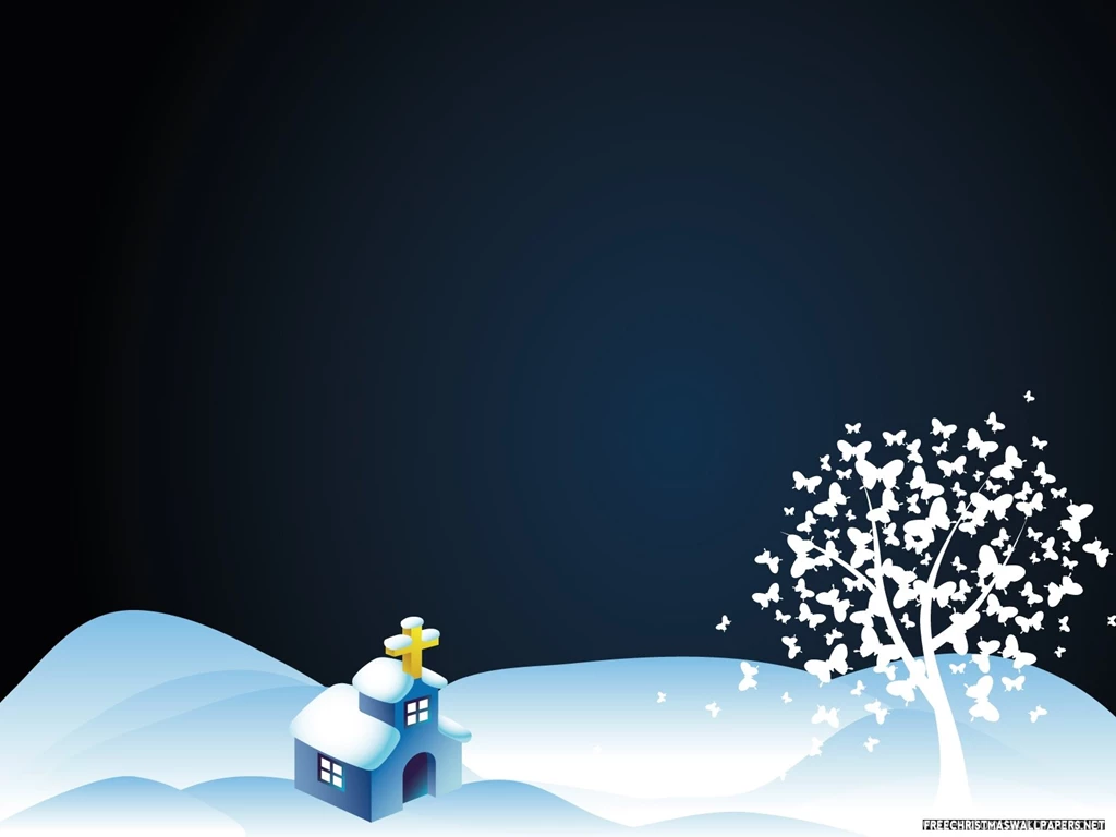 Country Christmas Night Wallpapers