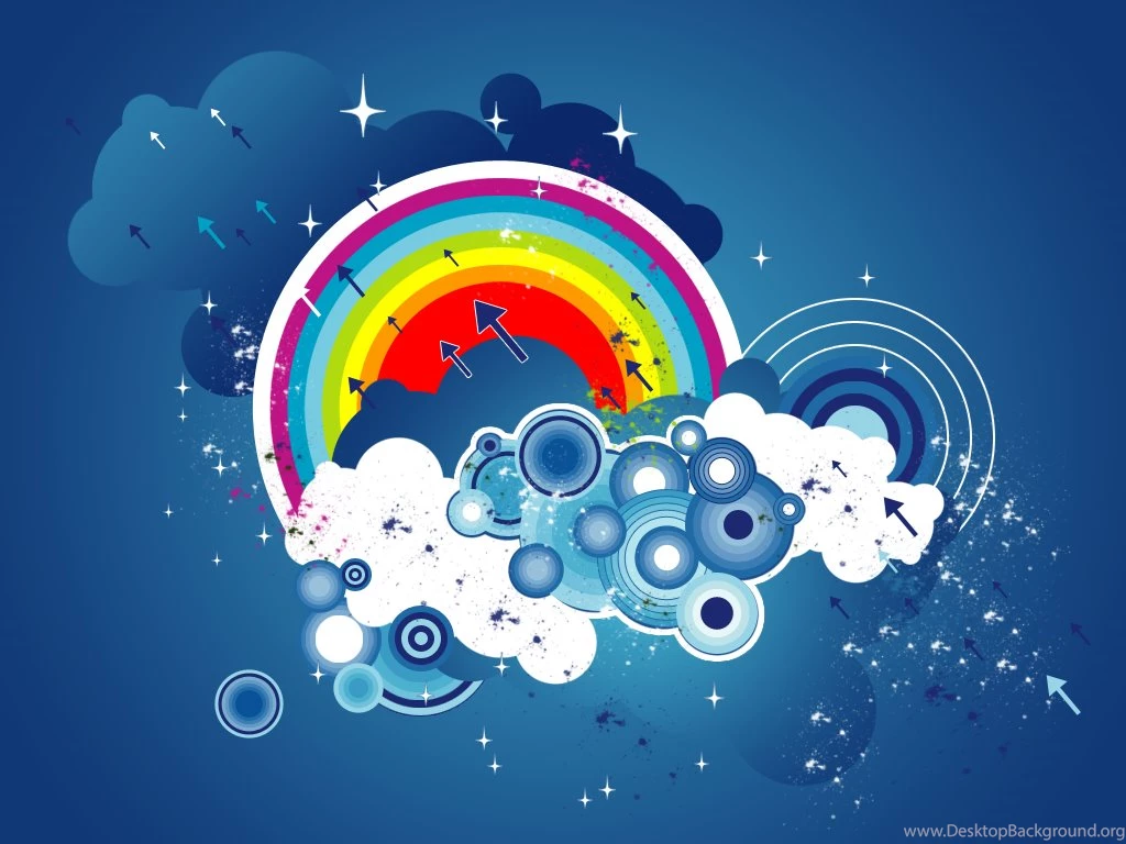 Abstract weather rainbows desktop 1024x768 wanted wallpaper 1 ...