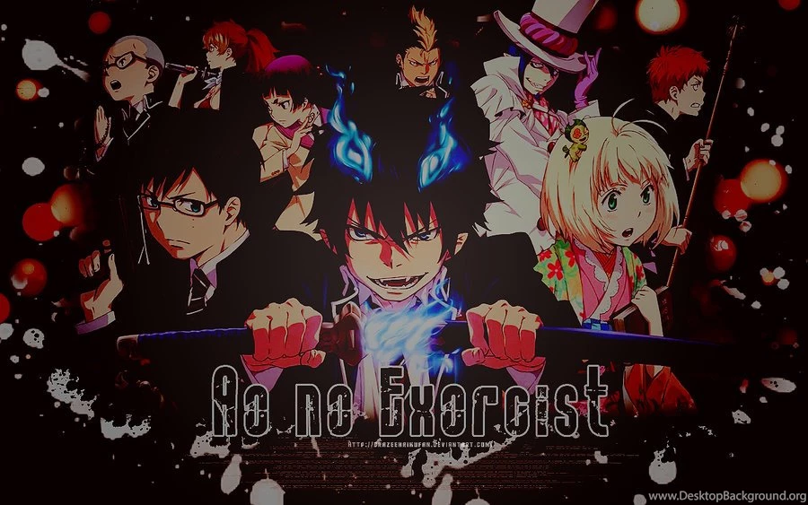 DeviantArt: More Like Ao No Exorcist Wallpapers By CrazeehRikuFan