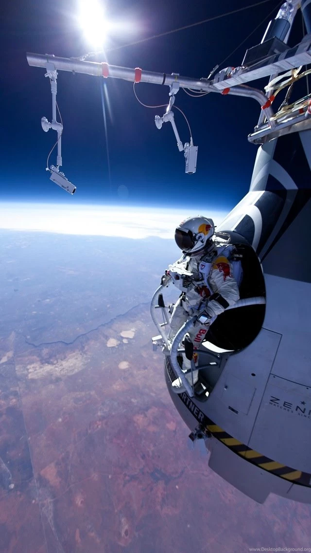 Felix Baumgartner Space Jump iPhone 5 Wallpapers / IPod Wallpapers ...