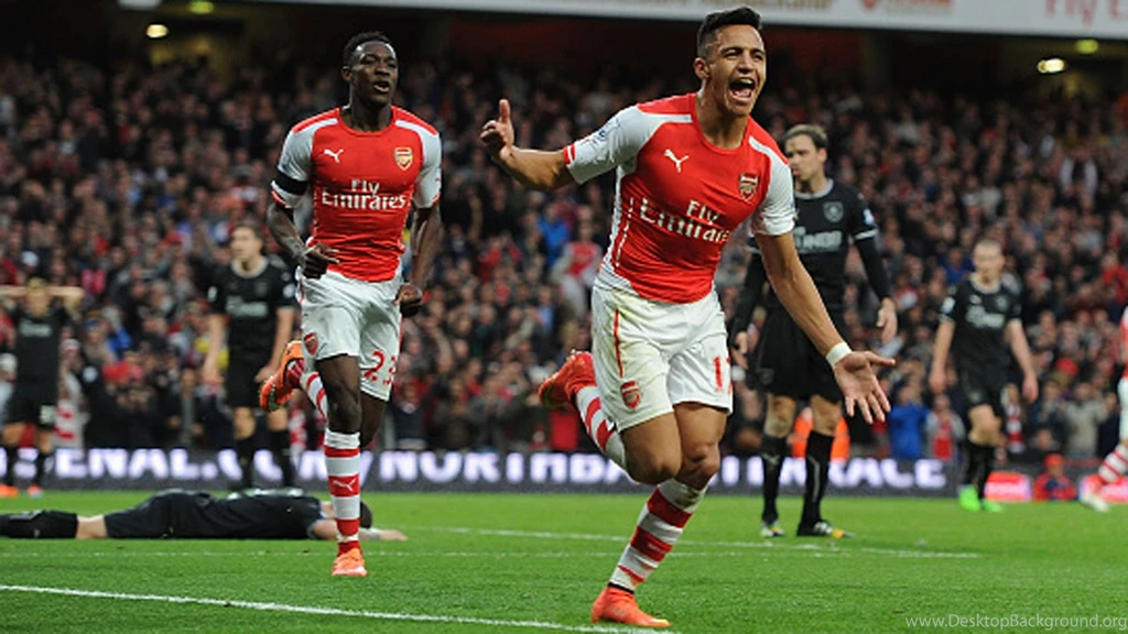 Alexis Sanchez Goal Celebrate Wallpapers For PC