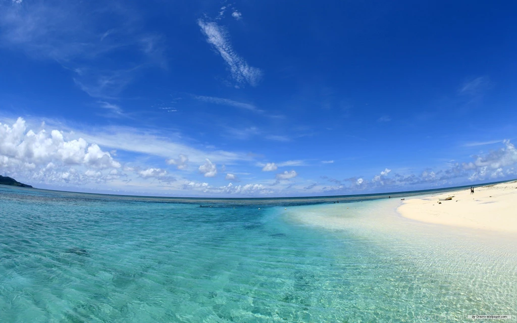 Wallpapers Anime Girl Blue Nature Water Clear Sky Hd Free ...