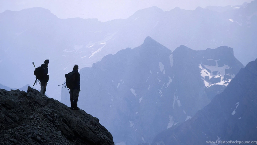 Wallpapers Two Man On Top On Mountain 1920 X 1080 People Men ...