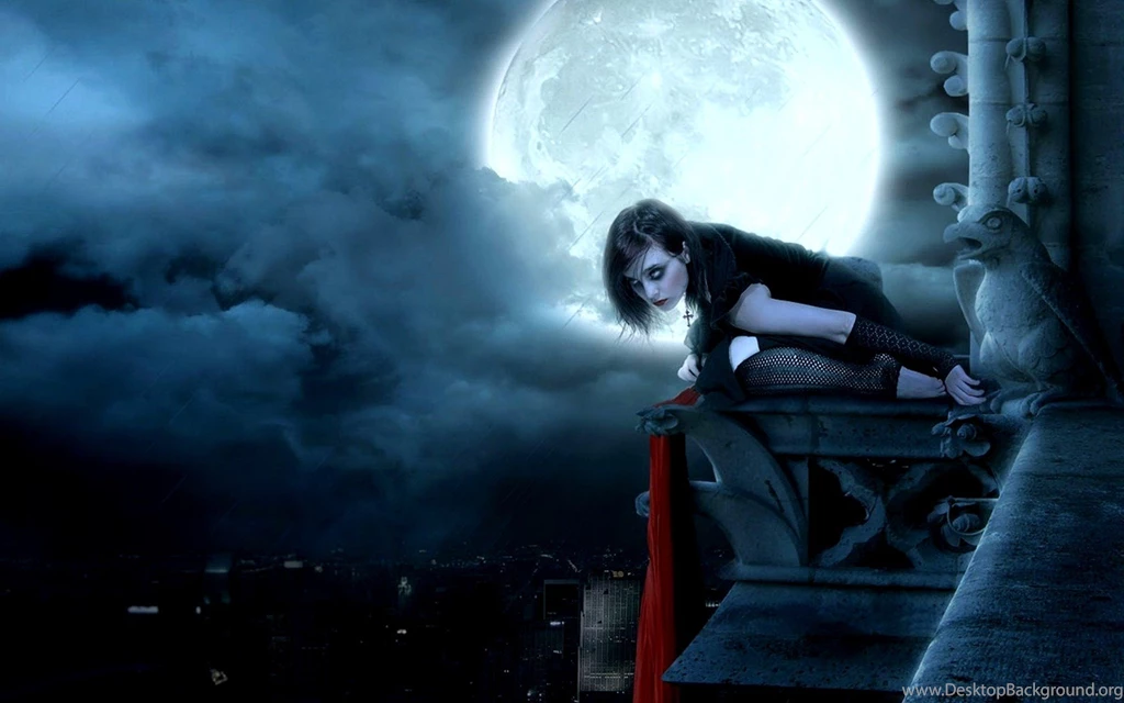 Gothic Art The Moon Fantasy