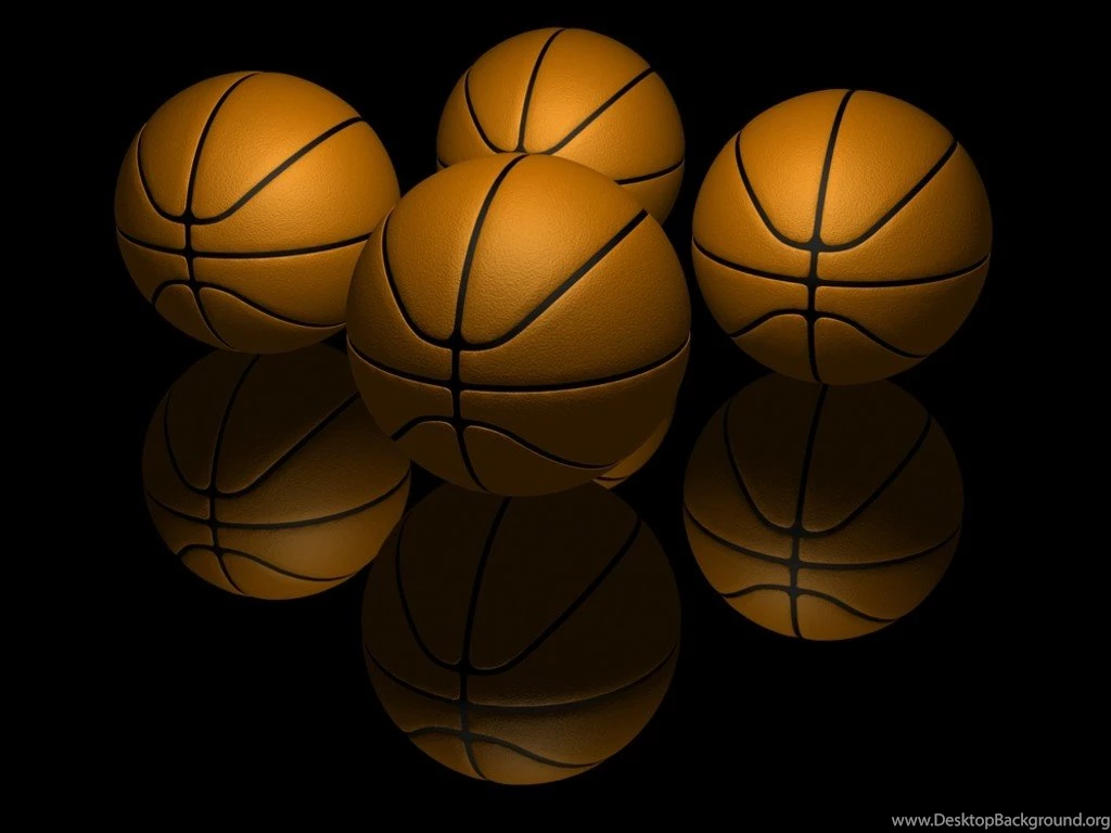 3D BASKETBALL BALLS WALLPAPER   (