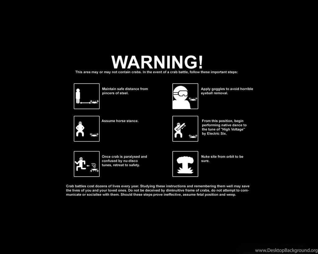 Warning Wallpapers Funny