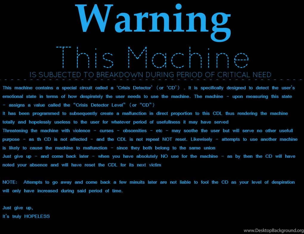 Computer Warning Wallpapers By Tunetosuraj On DeviantArt