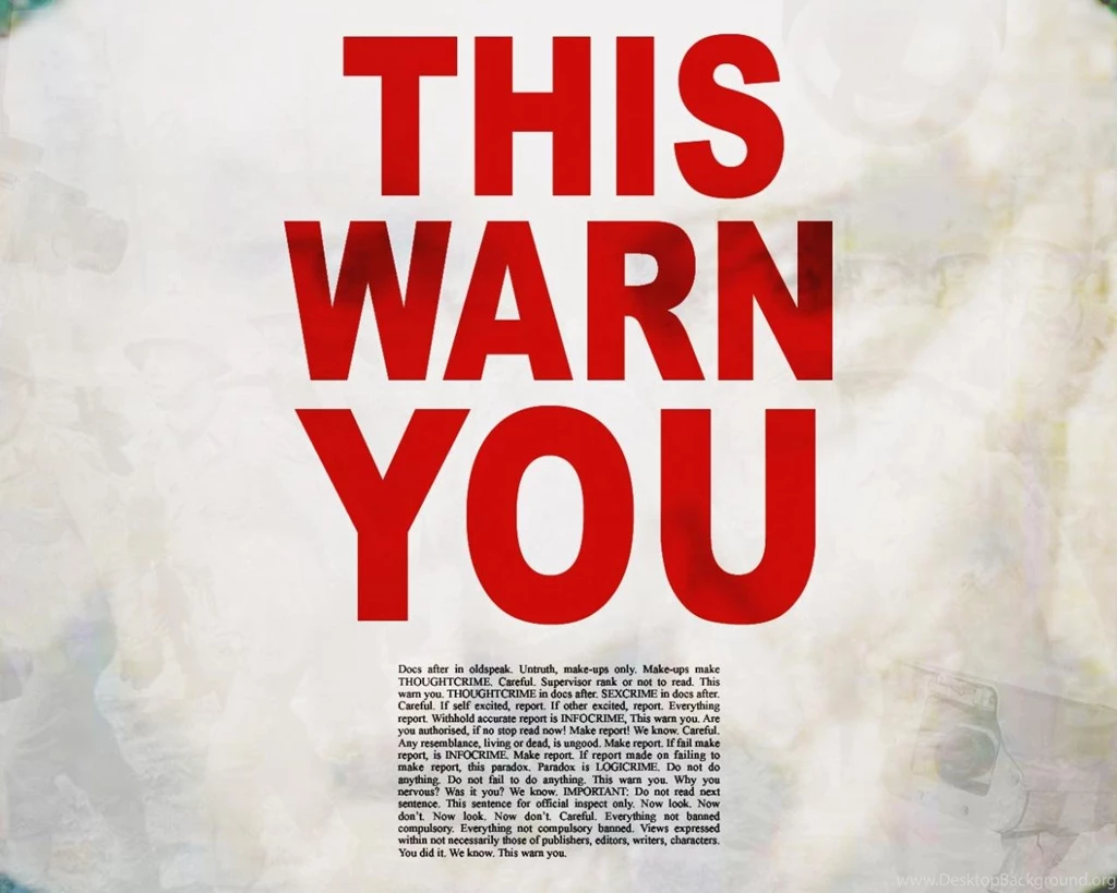 Warning Signs Text Hd Wallpapers (