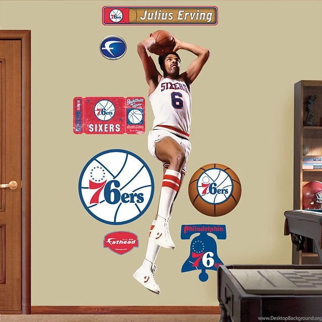 Fathead Julius Erving Philadelphea 76ers