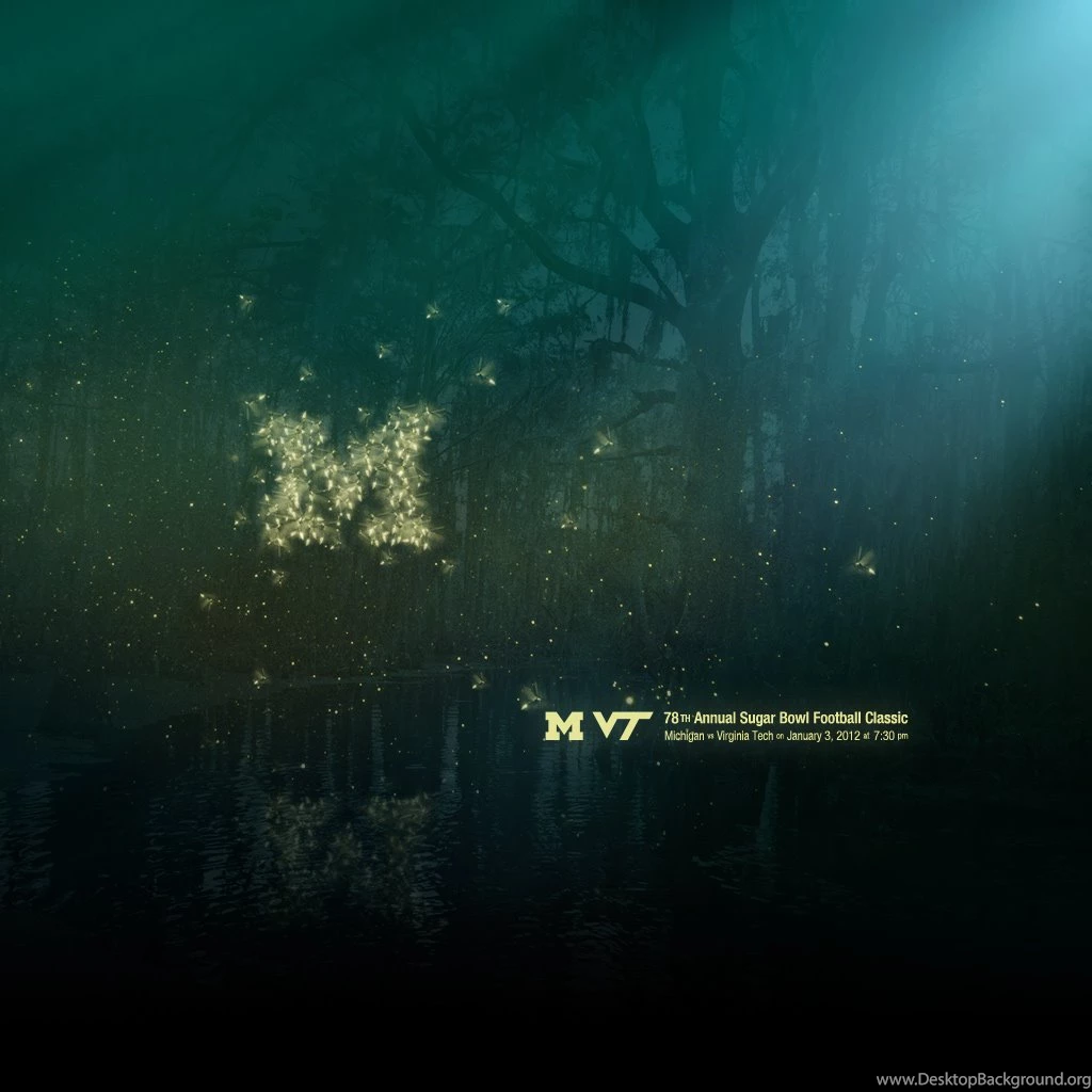 Bayou Blue – 2012 Sugar Bowl – Michigan Football Fan Art