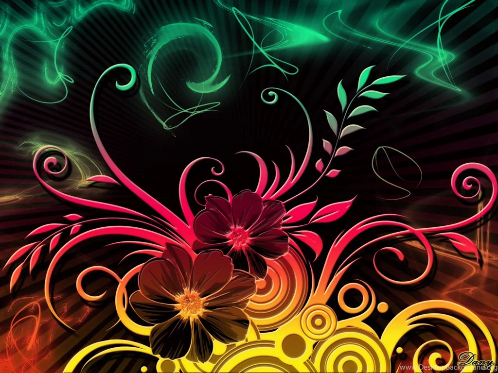 Flowers For Colorful Abstract Flower Wallpapers