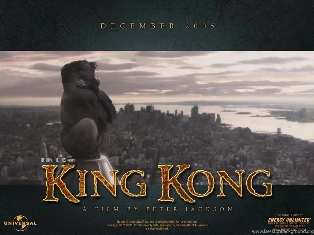 King Kong 2005 Movie Poster King Kong Wallpapers (2702823) Fanpop