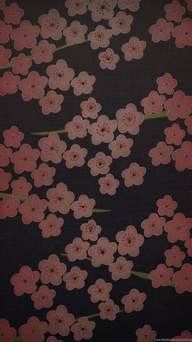 Flower Fabric iPhone 5 Wallpapers (640x1136)