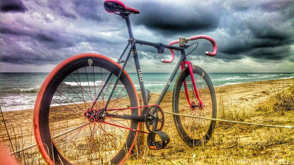 The Fixed Gear World: Our Pinky Fixie Updated   New Pics!