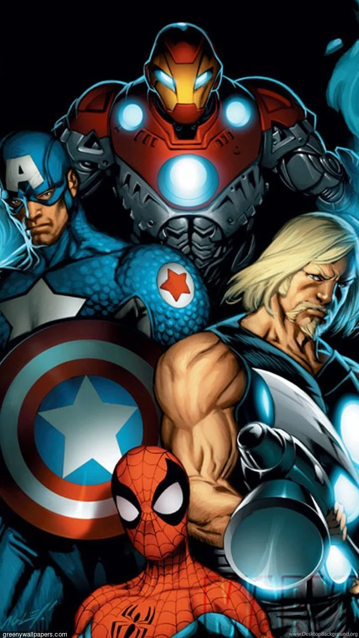 Download Marvel Heroes 720x1280 Wallpapers