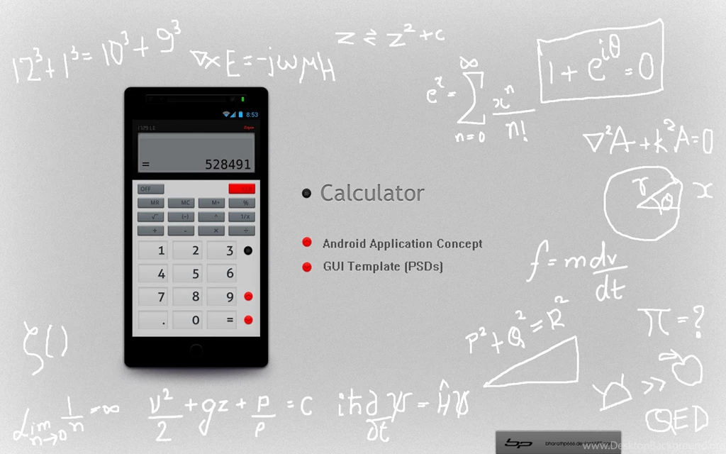 DeviantArt: More Like Android: Calculator App.Concept By Bharathp666