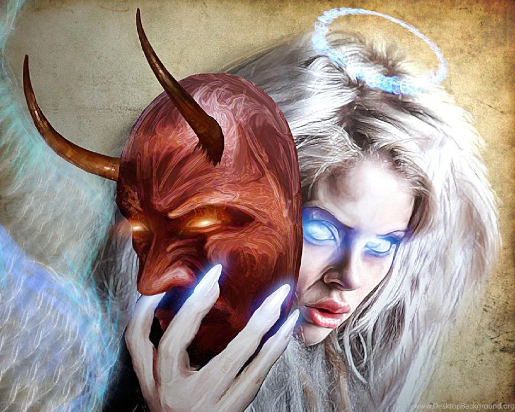 LITTLE DIFFERENT BETWEEN HEAVEN AND HELL WALLPAPER   (