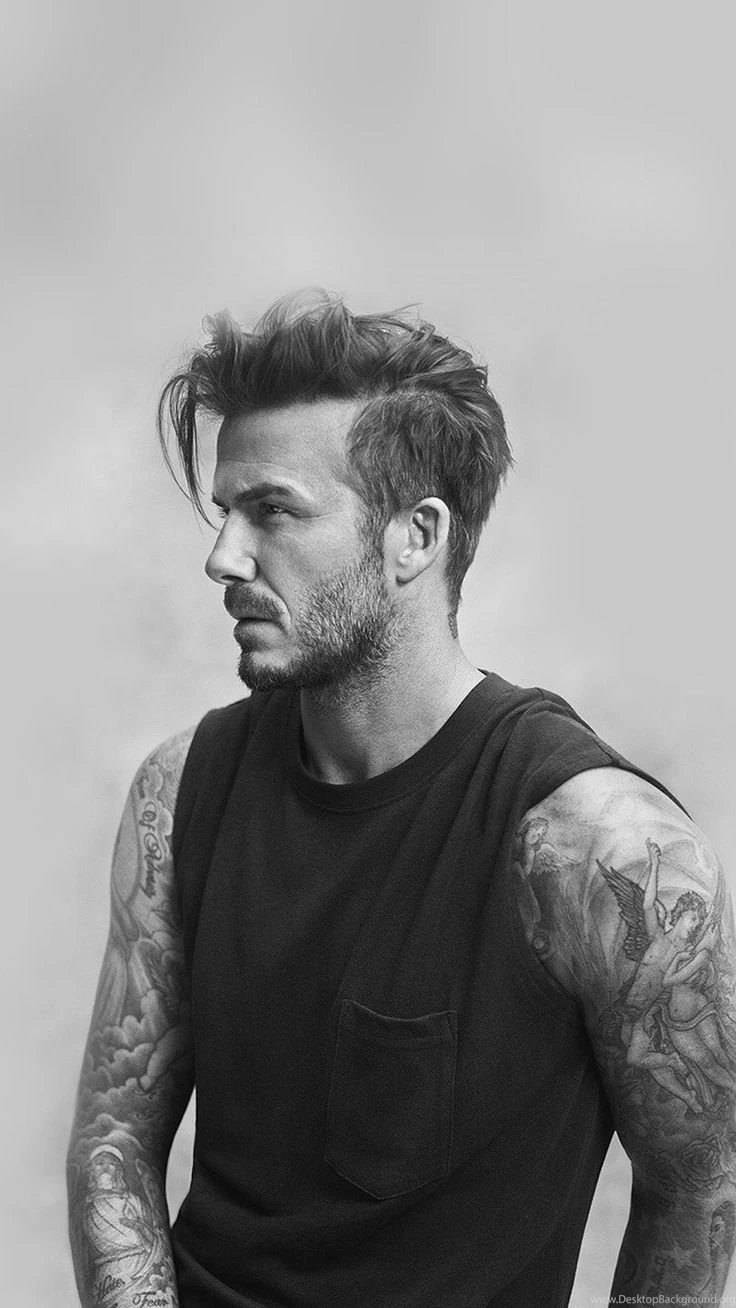 Sports Good Looking Handsome Beckman Grayscale