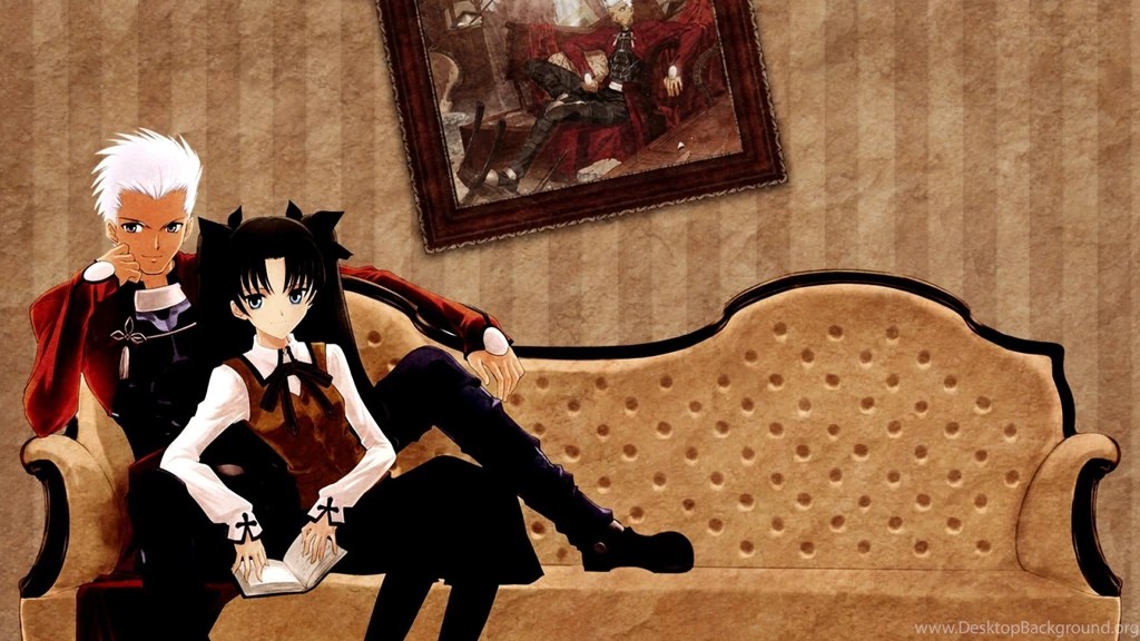 Download Wallpapers 1920x1080 Fate Stay Night, Toosaka Rin, Archer ...