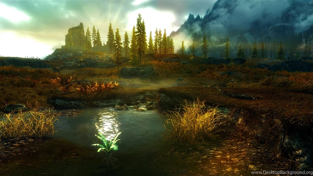 Skyrim Landscape By Gelvuun On DeviantArt