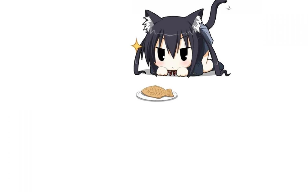 NEKO VS FISH WALLPAPER (