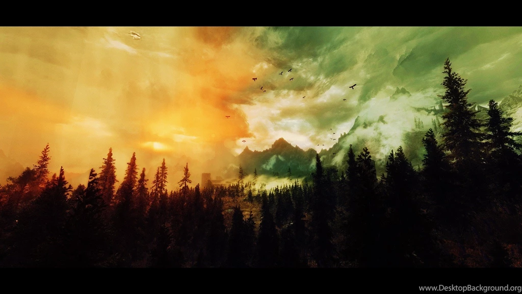 The Elder Scrolls V: Skyrim, Landscape, Forest Wallpapers HD ...