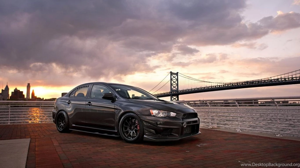 Wallpapers Mitsubishi Evo Nature Evolution Ix Black Up Net ...