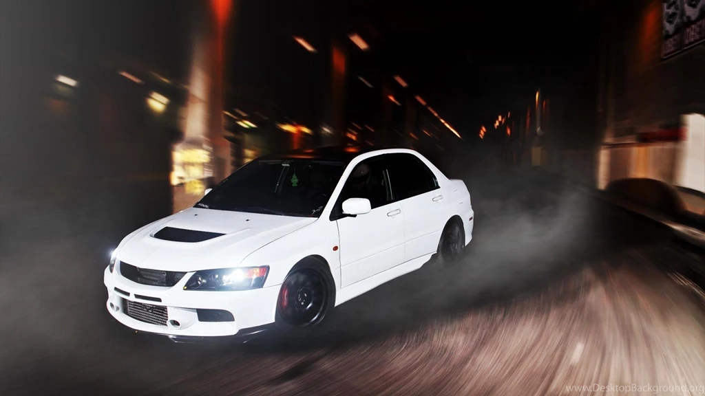 Tuned Mitsubishi Lancer Evolution Ix Headlights Speed Wallpapers ...