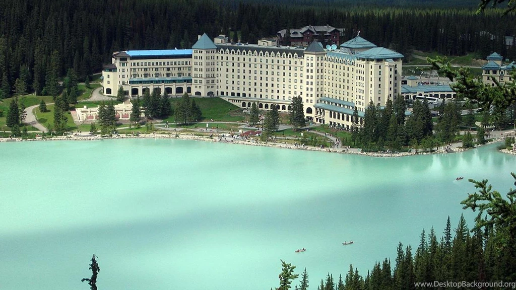 LAKE LOUISE CHATEAU HOTEL WALLPAPER (