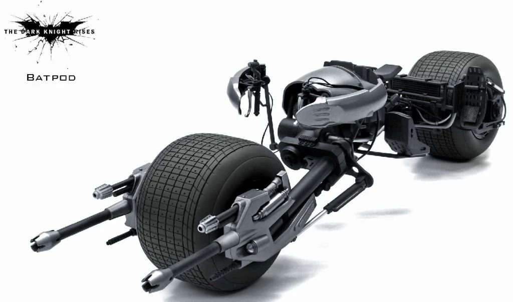 The Dark Knight Rises: 1/6 Batpod. Preview No.8 Big Size Official ...