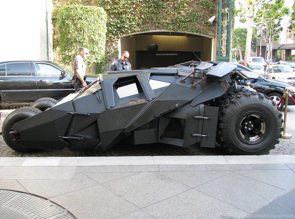 Batman Batmobile Bat Pod Black Hooster Side View