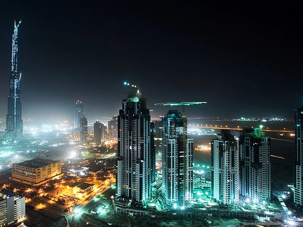 Dubai Night Skyline Wallpapers