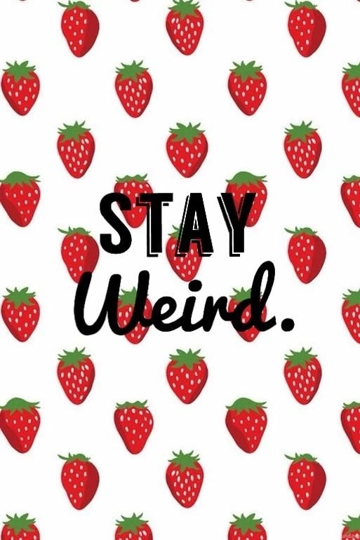 Stay Weird Wallpapers iPhone 4 By Christy Kim